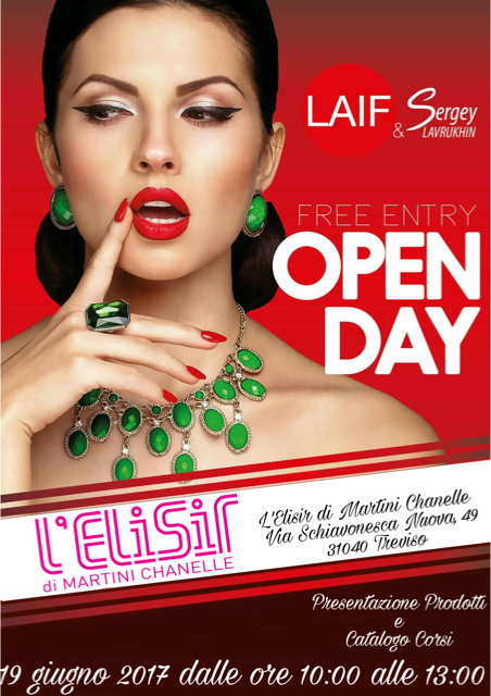 LAIF NAILS OPEN DAY 19 GIUGNO 2017 - L'Elisir di Chanelle Prodotti professionali per parrucchieri vicino Montebelluna